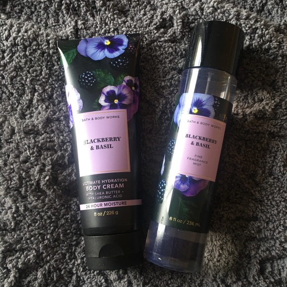 Bath & Body Works Other - NWT BBW Blackberries & Basil Duo